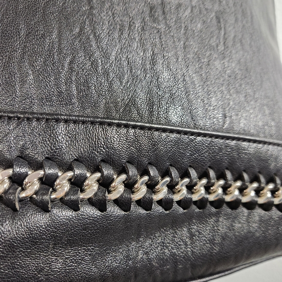 Calvin Klein Sonoma Bubble Lamb Zip Around Backpack Black Leather - Picture 3 of 9